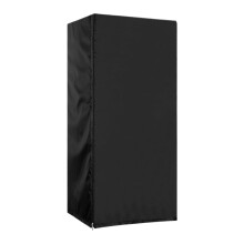 Outdoor Refrigerator Cover Waterproof Oxford Fabric with Front Zip All Weather Patio Protection 61x76x170cm