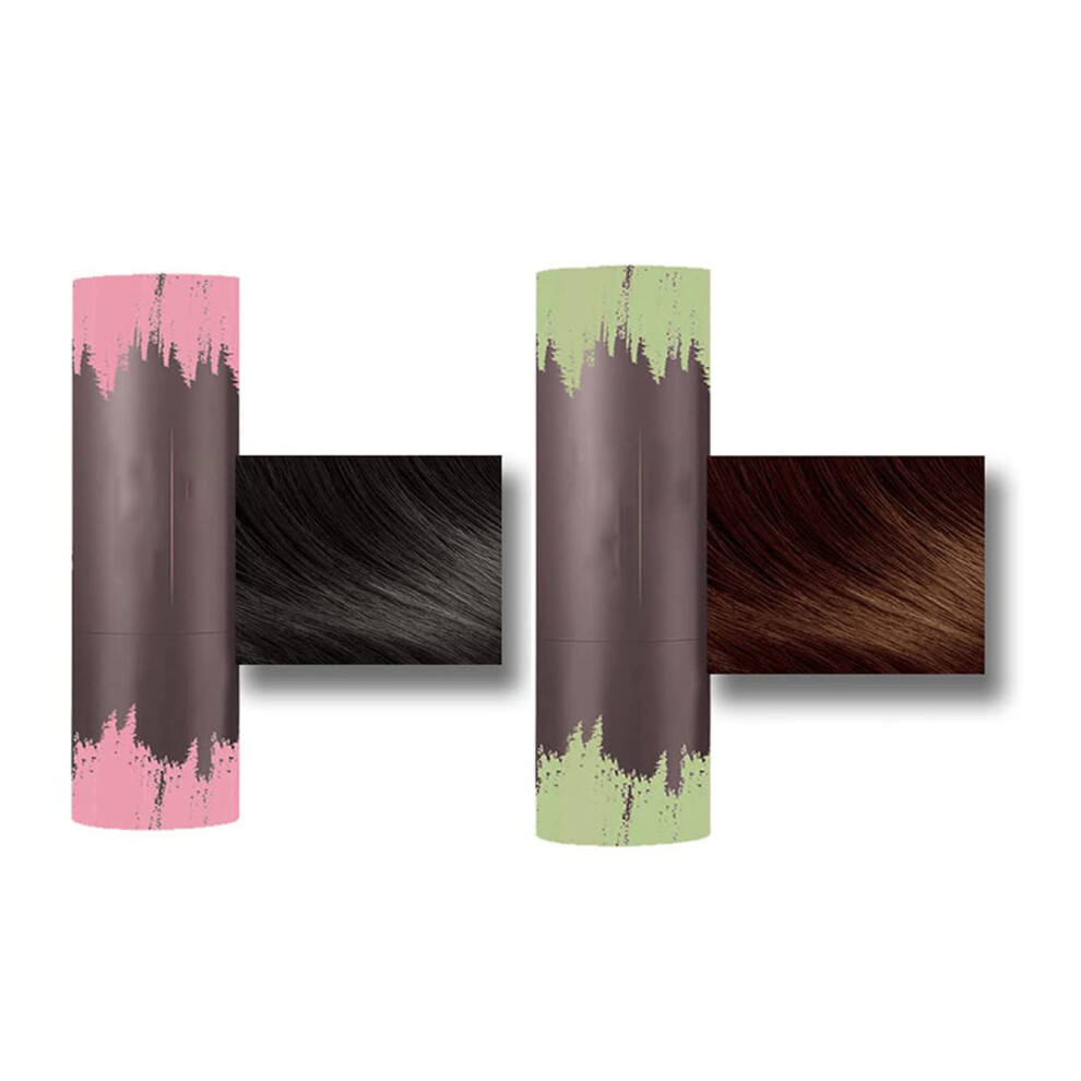 Gray Hairline Powder For Thinning Hair, Waterproof Root Touch Up, Instant Coverage, 2Pcs