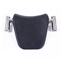Bathtub Pillow with Neck Support Waterproof Comfortable Black StraightEdged Design for Home Spa