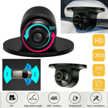 360 Car Front Side Reverse Camera Rearview Parking IR Waterproof
