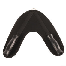 Ab Crunch Harness Cable Attachment with Padded Rope Strap for Core Training and Gym Machine Workouts