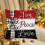 Fronha de linho natalina 45x45cm (17,71x17,71 polegadas) - Ideal para decoração de Natal, festas de inverno e sofás. 1