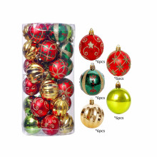 Karymi 30-teiliges Weihnachtskugel-Set – Christbaumschmuck-Geschenk, bis zu 65 % reduziert, Geburtstagsgeschenk für Frauen