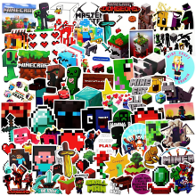 100 Minecraft-Aufkleber, Autoaufkleber, Minecraft-Aufkleber, Bombenmix-Aufkleber