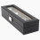 Watch box6watches - Πολυτελές μοντέλο σε μαύρο ανθρακονήματα με ανοιχτό καφέ εσωτερικό 3