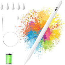 Eingabestift für iPad mit Handballenerkennung, Neigungsempfindlichkeit, Tastenschalter, kompatibel mit dem iPad Pencil