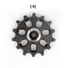 Jeu de galets de dérailleur arrière Fovno12T14T16T, galet guide-fil à dents larges et étroites S