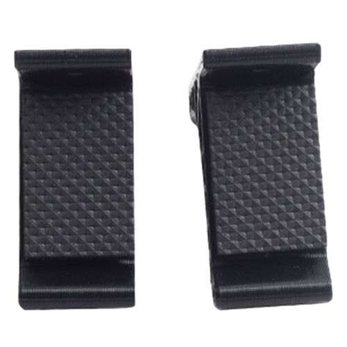 Suporte universal de plástico para prateleira de parede com cabide composto