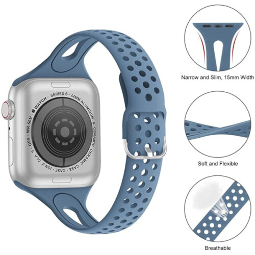 Relógio compatível com Apple Watch SE6 5 4 3 2 vermelho 42/44mm 2