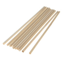 Homeford Dübelstifte, 1/4 Zoll (6,35 mm), 12 Zoll (305 mm) lang, Naturholz, 10er-Packung