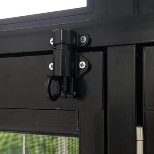 GDHOME Αυτόματο ελατήριο από κράμα αλουμινίου με συμπαγές κλείστρο αλουμινίου και 1