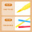 6Pcs Baking Coloring Pens Markers for Smooth Surfaces 7