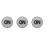 3Pcs Acrylic Game Table On/off Puck Double-Sided Button 5