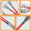 2Pairs Durable Maple Handle Drum Wire Brush for Beginner and Adult Use 8