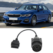 OBD II Adapter Cable 20 Pin to Round Connector for Diagnostic Scanner