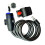 Bike Lock with Solid AntiTheft Security, Foldable Steel Wire Chain for Bicycle, Scooter, Helmet 1