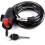 Bike Lock with Solid AntiTheft Security, Foldable Steel Wire Chain for Bicycle, Scooter, Helmet 2