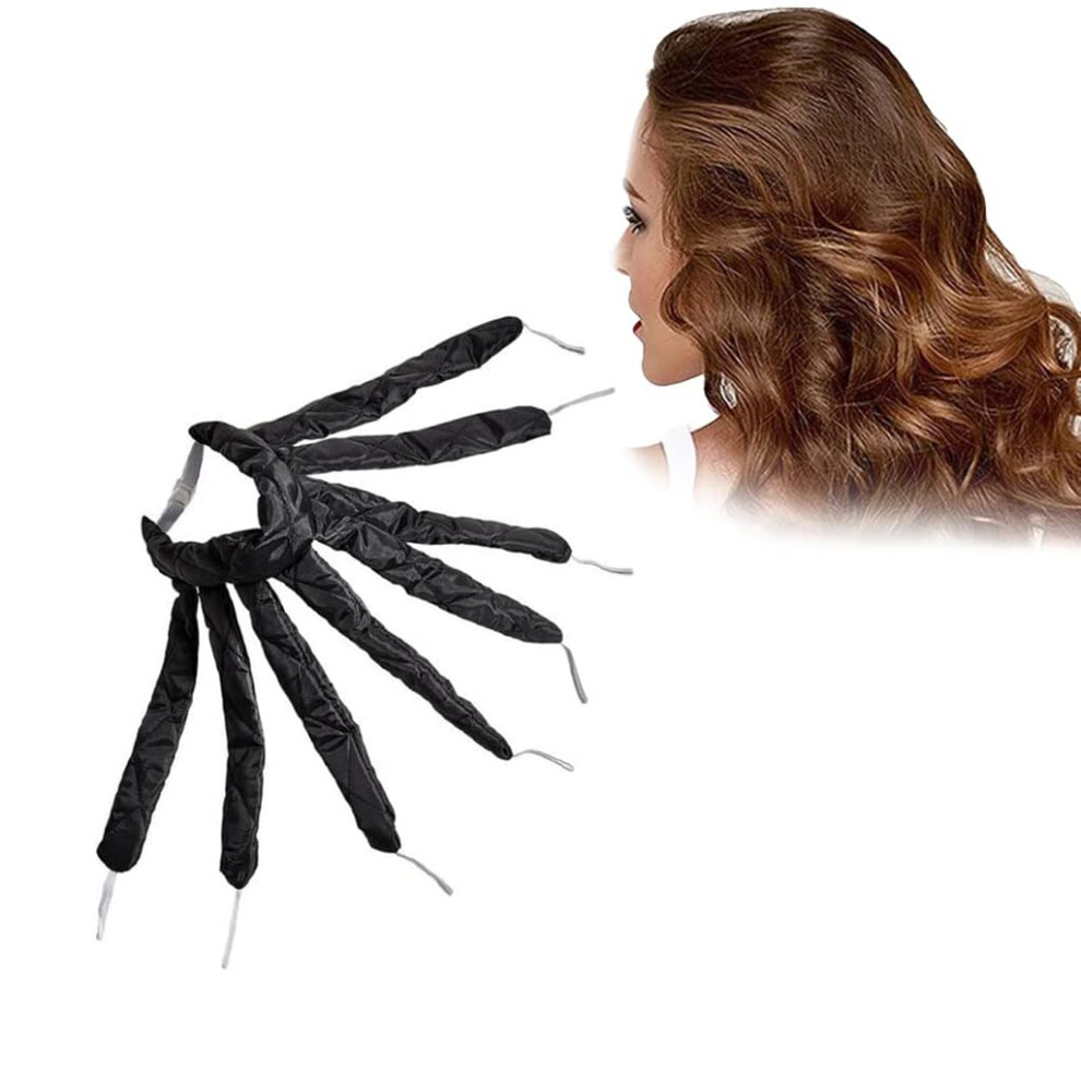 Heatless Curling Rod Headband Set for Overnight Curls No Heat Hair Curler for Wavy Long Hair