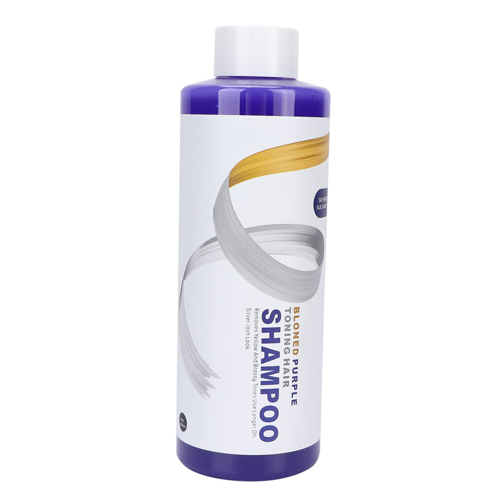 Purple/Yellow Shampoo For Blonde And Bleached Hair, Neutralizes Tones, Enhances Brightness And Shine