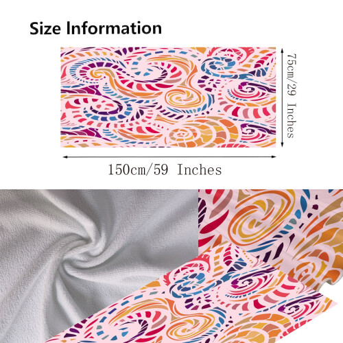 Πετσέτα θαλάσσης Kladzum Microfiber 30x60 ίντσες, εξαιρετικά ελαφριά και ανθεκτική στην 2