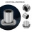 Linear Bearing Set 2Pcs Contact Point for Low Load Smooth Rotary Motion AU 7