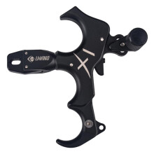 Compound Bow Release with Adjustable 360 Rotation, Ergonomic 3 Finger Archery Release Aid