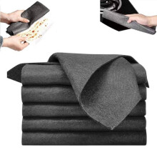 10 paños de limpieza mágicos gruesos, de microfibra, absorbentes, de pulido instantáneo y reutilizables.