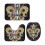 NOS_Saints Team Conjunto de 3 Tapetes de Banheiro Antiderrapantes 31,5x20 polegadas 4