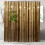 Cortina de chuveiro de bambu, design zen japonês 3D para banheiro, cortina de tecido com ganchos, 183 x 183 cm (72 x 72 polegadas) 3