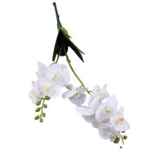 Zriyin12Heads50CM Kunstmatige Vlinderorchidee Nep Mottenorchideeën Bloemen Woondecoratie, Wit