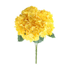 Kunstbloemen: 33 cm zijden hortensia met lange stelen, realistisch boeket voor bruiloft, feest en huisdecoratie.