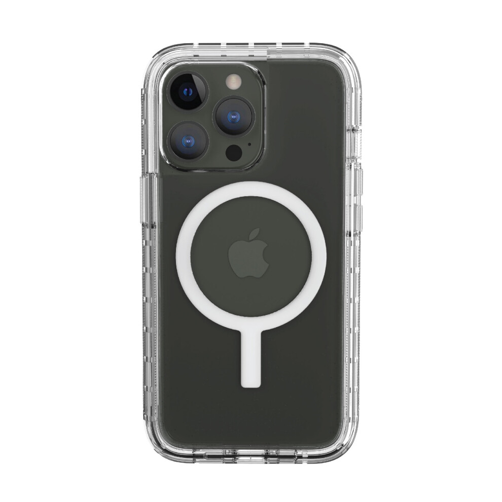 Magsafe Compatible Rugged Phone Case For Compatible With Iphone 13 Pro Max / Compatible With Iphone 12 Pro Max - Clear 9482828429330