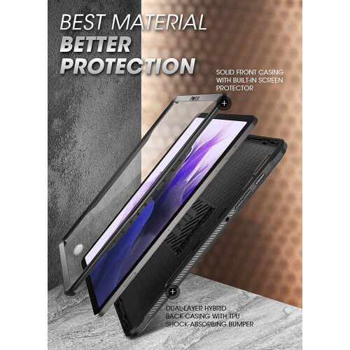 Capa protetora completa Unicorn Beetle Pro Series compatível com Samsung Galaxy Tab S7 FE de 12,4 polegadas (2021) com tela integrada. 2
