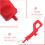 Archery Arrow Puller Tool Set with Secure Silicone Grip for Hunting and Target Practice, 6pcs 2