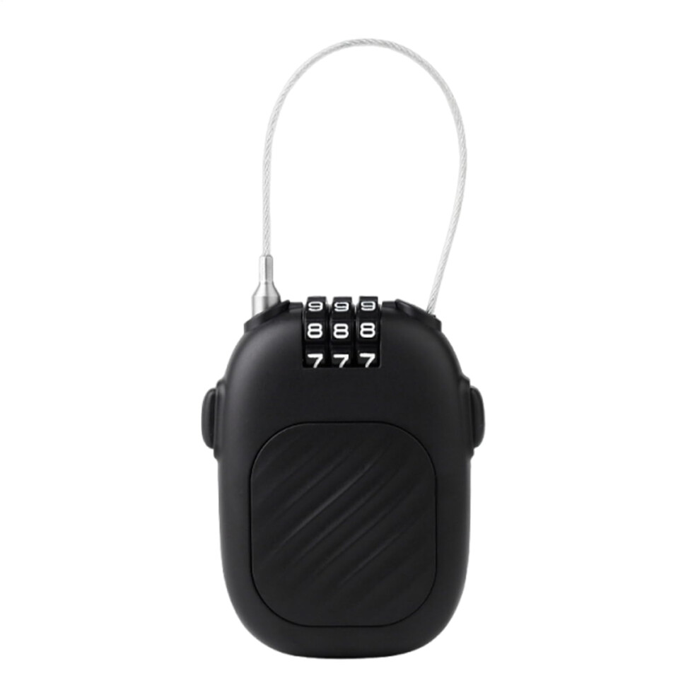Luggage Cable Lock With Retractable Abs Design, Combination Security For Backpack, Ski, Snowboard And Travel 9099447264763