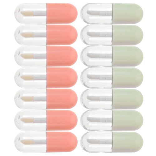 40Pcs Lightweight Lip Gloss Tube Bulk Clear Plastic Refillable Bottles