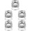 5Sets Durable Stainless Steel Check Valves Backflow Preventer for Home 6