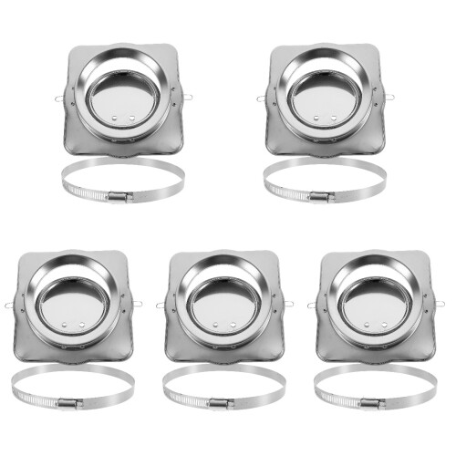 5Sets Durable Stainless Steel Check Valves Backflow Preventer for Home 1