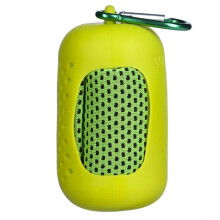 Silicone Cooling Towel Quick Dry Microfiber for Outdoor Sports Gym Yoga Cycling Travel 30x100cm Green