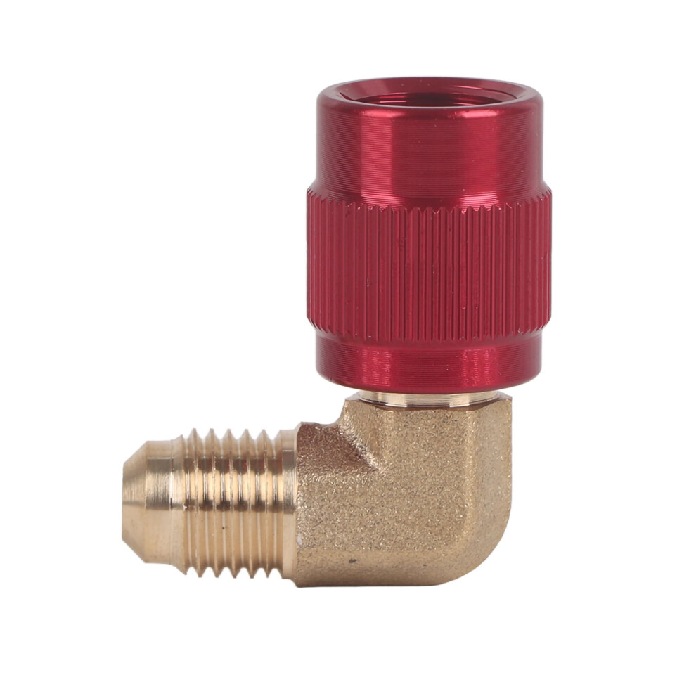 Conector Adaptador De 90, R410 Macho 1/4 A Hembra 5/16 Conector Adaptador De 90 Para Accesorios Coaxiales De Aire Acondicionado 9175034018619