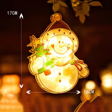 Christmas Window Lights, Battery Operated Mini String Lights, Hanging Lighted Decorations for Window, Bedroom Plug In