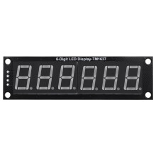 jixopn 0.56 Inch Digital LED Module TM1637 6-Digit 7-segment for Arduino (Yellow)