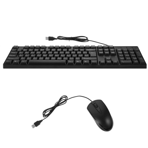 Keyboard Keyboards Silent Wired Computer Supply Combination Abs