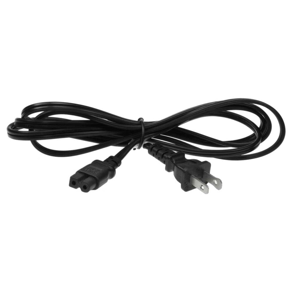 Sf Cable Iec320 C7 To Nema 1-15P 2-Slot Polarized Power Cord, 15 Feet - 18 Awg 9175034019982