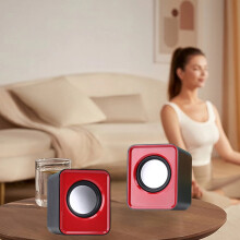 2024 New Clearance, Powered Desktop Speakers, USB Mini Speaker for Computer/Laptop, Portable Pair with Good Sound Quality, Widely Compatible