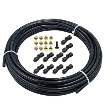 Kit de buses de brumisation à verrouillage par glissement de 6,35 mm (1/4 pouce) pour système de brumisation de terrasse, système de