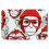 Χαλί μπάνιου με αφρό μνήμης και καπέλο Monkey Wear Glasses 16x24 ιντσών, πλένεται στο 1
