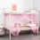 NBHOME Bed Mosquito Net Bedroom Decorative Single Side Opening Canopy Net Curtains 4