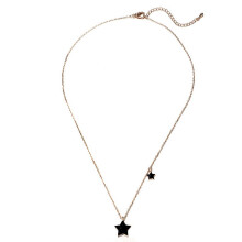 Collana a stella da donna in lega con trapano completo, graziosa collana girocollo per clavicola, collana delicata, regalo.