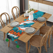 Decoração de mesa natalina com golfinhos e borlas para festas de fim de ano em ambientes internos e externos - Decoração festiva de Natal para